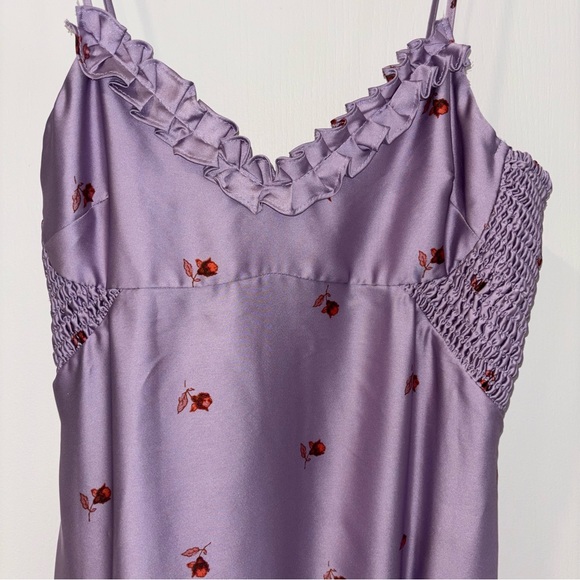 Free People On My Own Dress Lilac Combo 👗 - Picture 6 of 8